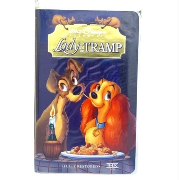 Lady And The Tramp VHS Walt Disneys Masterpiece